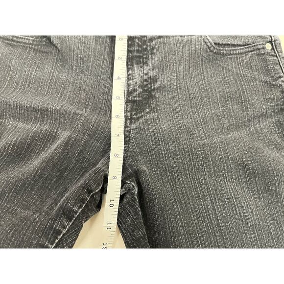 Michael Kors Womens Straight Leg Relaxed Fit Jeans Black - Picture 5 of 8